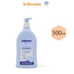 Sanosan (1080)-Sữa Tắm Gội Dịu Nhẹ Sanosan Chiết Xuất Olive Hữu Cơ 500ML